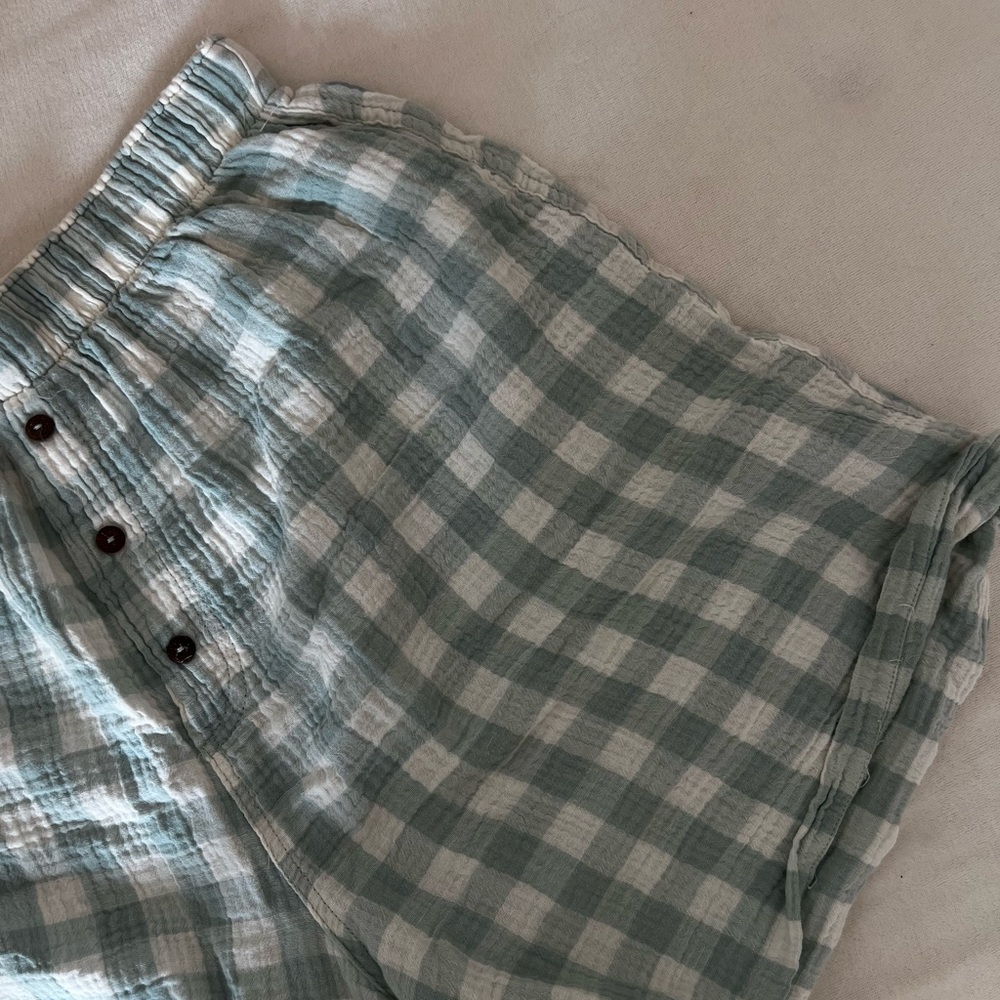 Free people checkered shorts